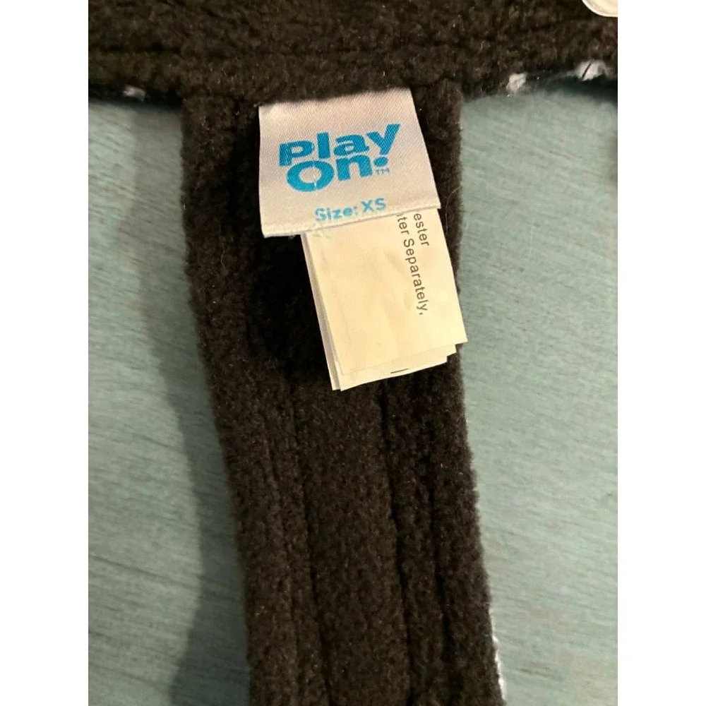 Play On Woofwear Dog Fleece XS Black White NEW Houndstooth Set of 2
